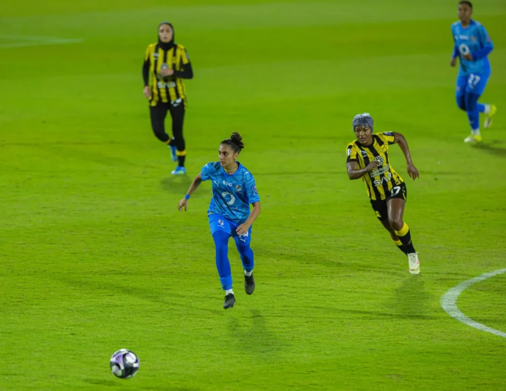 ضمن منافسات الدوري السعودي الممتاز للسيدات