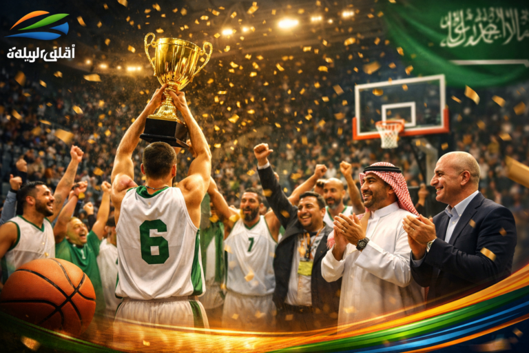 فوز فريق كرة السلة السعودي