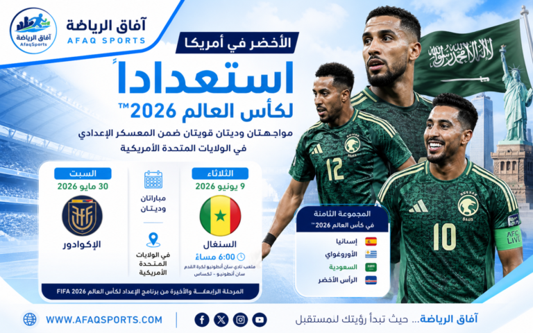 استعدادات الأخضر لكأس العالم
