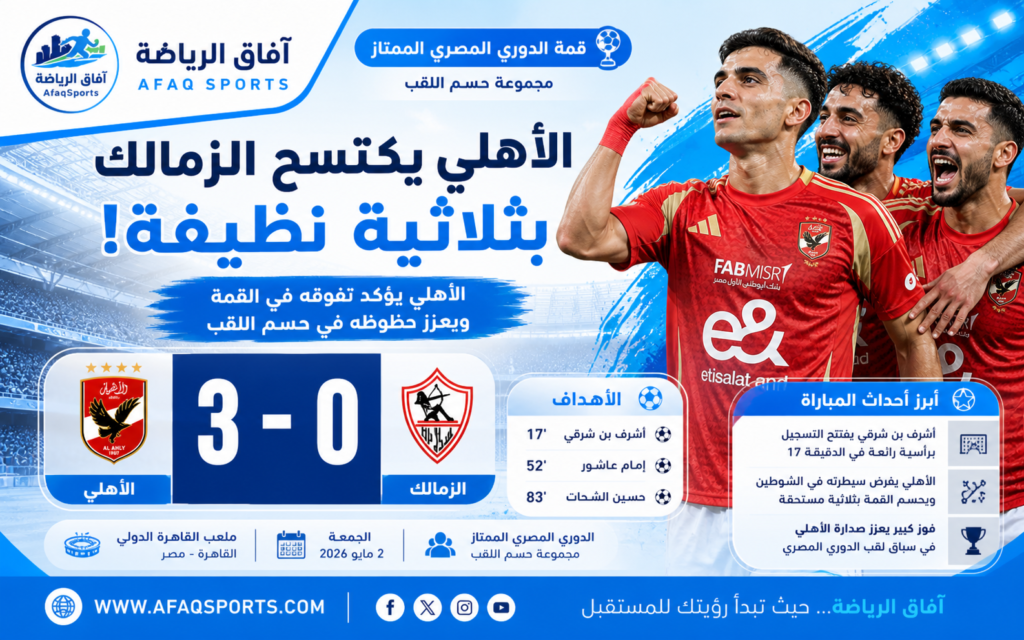 الاهلي والزمالك الدوري المصري
