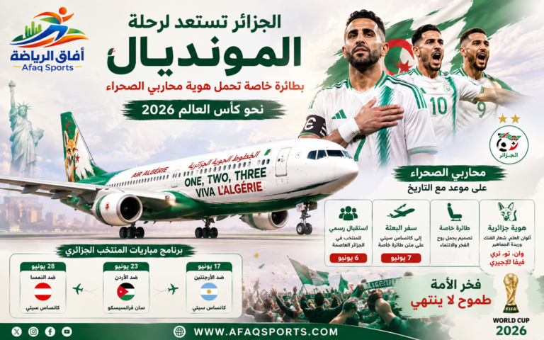 الجزائر تستعد لرحلة المونديال