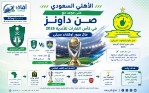 الأهلي السعودي على موعد مع صن داونز في كأس القارات حال عبور أوكلاند سيتي