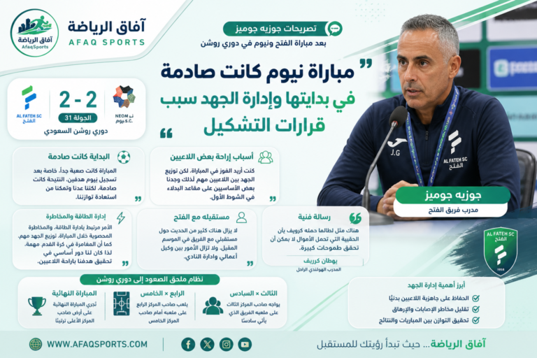 تصريحات جوزيه جوميز بعد المباراة