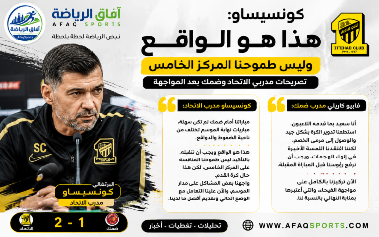 تصريحات مدربي الاتحاد وضمك