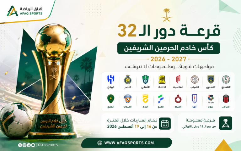 قرعة كأس خادم الحرمين الشريفين 2026