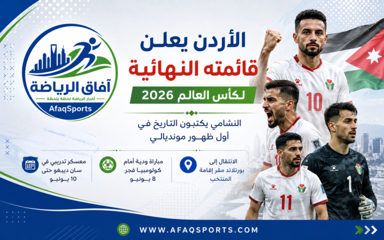 الإعلان عن قائمة منتخب الأردن