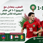 المغرب يتعادل مع النرويج 1-1