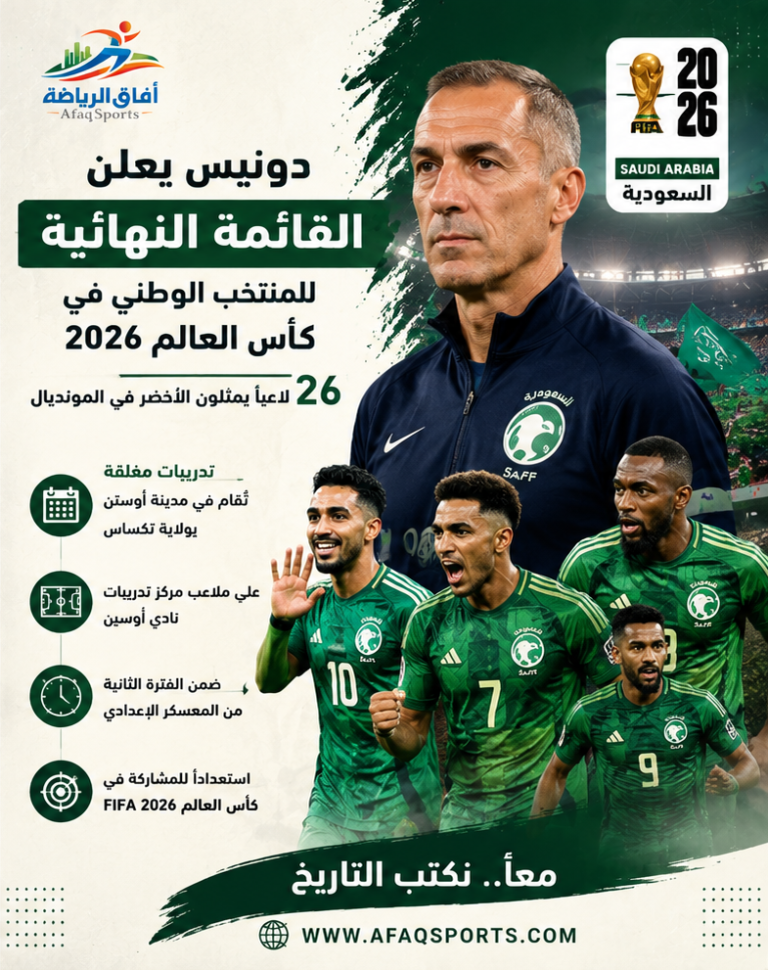 قائمة الاحضر النهائية