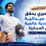 العميري يفوز بأول ميدالية سعودية