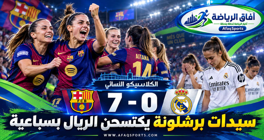 كلاسيكو تاريخي.. سيدات برشلونة يكتسحن ريال مدريد بسباعية نظيفة في الدوري الإسباني<p>View Count: 20</p>